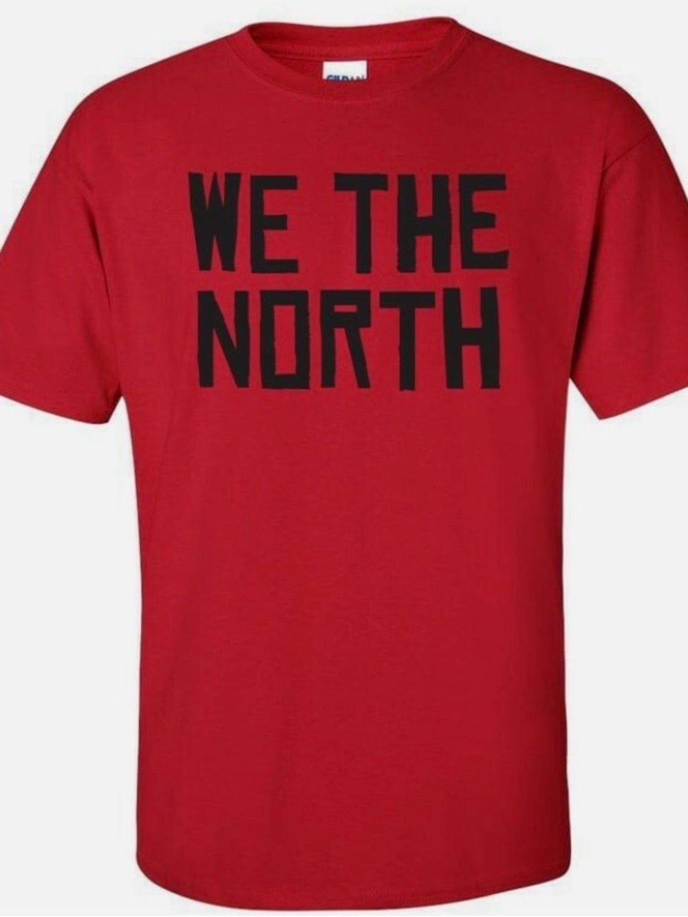 Cotton  'We The North' Red Graphic Tee